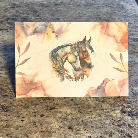 Set of 6 horse notecards with white envelopes. 4x6 - Picture 3 of 4